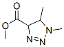 1H-1,2,3-Triazole-4-carboxylicacid,4,5-dihydro-1,5-dimethyl-,methylester 化学構造式