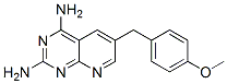 6-(4-メトキシベンジル)ピリド[2,3-d]ピリミジン-2,4-ジアミン 化学構造式