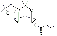 O-n-Butanoyl-2,3,5,6-O-diisopropylidene-α-D-mannofuranoside 结构式