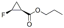 Cyclopropanecarboxylic acid, 2-fluoro-, propyl ester, (1S,2S)- (9CI) Structure