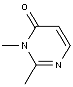 2,3-Dimethylpyrimidin-4(3H)-one Struktur