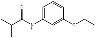 PropanaMide, N-(3-ethoxyphenyl)-2-Methyl-,17765-41-2,结构式