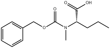 CBZ-N-甲基-L-正缬氨酸, 177659-78-8, 结构式