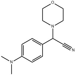 2-(4-(二甲氨基)苯基)-2-吗啉基乙腈 结构式