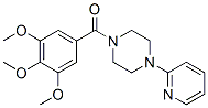 1-(2-Pyridyl)-4-(3,4,5-trimethoxybenzoyl)piperazine,17766-77-7,结构式