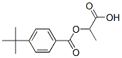 Benzoic acid, 4-(1,1-dimethylethyl)-, 1-carboxyethyl ester (9CI) Structure