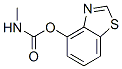 Carbamic acid, methyl-, 4-benzothiazolyl ester (8CI)|