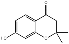 7-羟基-2,2-二甲基-2,3-二氢-4H-苯并吡喃-4-酮, 17771-33-4, 结构式