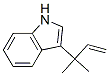 3-(dimethylallyl)indole 化学構造式