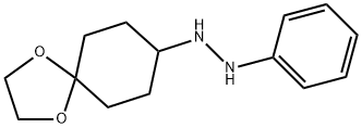 N-((4-Ethylenedioxy)cyclohexyl)-N'-phenylhydrazine Struktur