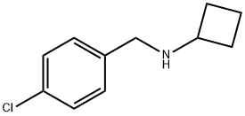 (4-CHLORO-BENZYL)-CYCLOBUTYL-AMINE Structure