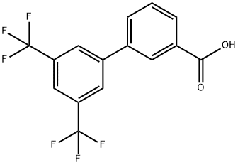 3,5-二-(三氟甲基)-联苯-3-羧酸,177733-57-2,结构式