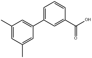 3,5-DIMETHYLBIPHENYL-3-CARBOXYLIC ACID 结构式