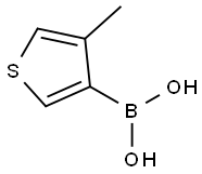 4-メチル-3-チオフェンボロン酸 化学構造式