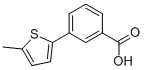 3-(5-Methylthiophen-2-yl)benzoic acid 化学構造式