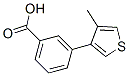 3-(4-Methylthiophen-3-yl)benzoic acid 化学構造式