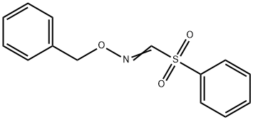 PHENYLSULFONYLMETHANAL O-BENZYL OXIME Structure