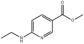 6-(Ethylamino)-3-pyridinecarboxylic acid methyl ester Structure