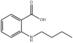 2-(丁氨基)苯甲酸, 17781-86-1                                        , 结构式