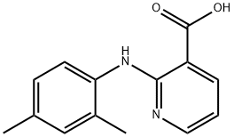 2-(2,4-二甲基-苯基氨基)-烟酸, 17782-10-4, 结构式