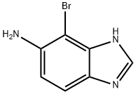 5-AMINO-4-BROMO-BENZIMIDAZOLE
 Structure