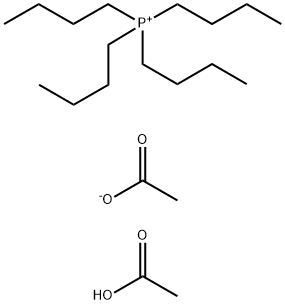 乙酸四丁基单乙酸盐, 17786-43-5, 结构式