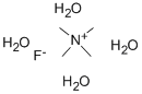 Tetramethylammonium fluoride tetrahydrate Struktur