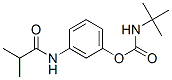 tert-Butylcarbamic acid 3-[(2-methylpropionyl)amino]phenyl ester Struktur