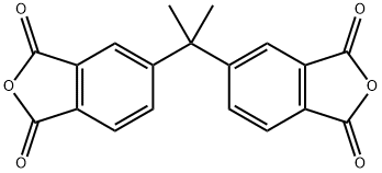 5-[2-(1,3-dioxoisobenzofuran-5-yl)propan-2-yl]isobenzofuran-1,3-dione Structure