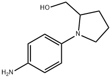 1-(4-AMINOPHENYL)-2-PYRROLIDINEMETHANOL 化学構造式