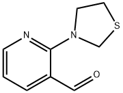 2-(Thiazolidin-3-yl)nicotinaldehyde Structure