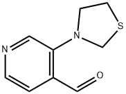 3-(Thiazolidin-3-yl)isonicotinaldehyde Structure