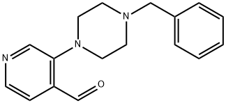 3-(4-Benzylpiperazin-1-yl)isonicotinaldehyde 化学構造式