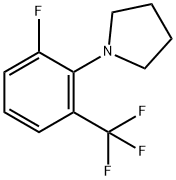 1-(2-Fluoro-6-(trifluoromethyl)phenyl)pyrrolidine Structure