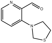 3-(Thiazolidin-3-yl)picolinaldehyde Struktur