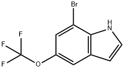 7-溴-5-(三氟甲氧基)-1H-吲哚, 1779124-14-9, 结构式