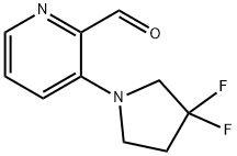 1779131-98-4 3-(3,3-Difluoropyrrolidin-1-yl)picolinaldehyde