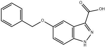 5-Benzyloxy-1H-indazole-3-carboxylic acid Struktur