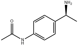 (S)-N-[4-(1-氨乙基)苯基]-乙酰胺 结构式