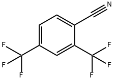 2,4-ビス(トリフルオロメチル)ベンゾニトリル 化学構造式