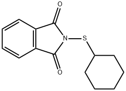 N-(シクロヘキシルチオ)フタルイミド 化学構造式