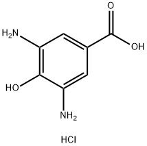 3,5-diamino-4-hydroxybenzoic acid dihydrochloride,177960-39-3,结构式