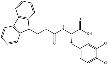 FMOC-L-3,4-Dichlorophe  Struktur