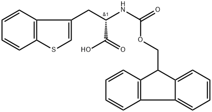 FMOC-L-3-BENZOTHIENYLALANINE Struktur