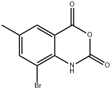 8-溴-6-甲基靛红酸酐 结构式