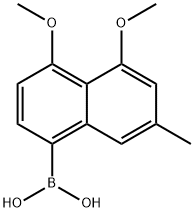 Boronic acid, (4,5-dimethoxy-7-methyl-1-naphthalenyl)- (9CI),177971-27-6,结构式