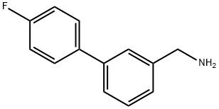 4'-氟联苯基-3-甲胺,177976-50-0,结构式