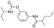 N-(sec-Butyl)carbamic acid 3-[(2-methylvaleryl)amino]phenyl ester,17798-24-2,结构式