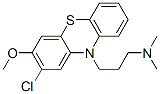 2-Chloro-10-[3-(dimethylamino)propyl]-3-methoxy-10H-phenothiazine 结构式