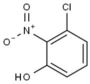 3-氯-2-硝基苯酚 结构式